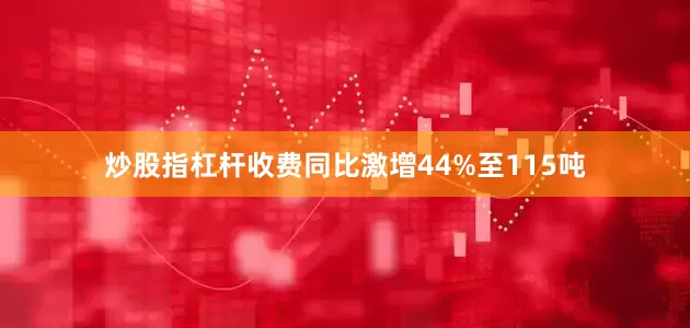 炒股指杠杆收费同比激增44%至115吨